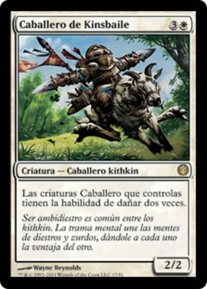 MTG Kinsbaile Cavalier Duel Decks: Knights vs Dragons 17/81 Regular Rare SPANISH - Image 1 of 1