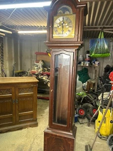 grandfather clock antique oak - Picture 1 of 1