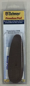 New Pachmayr Premium Pad Presentation 500B Medium - Brown Recoil Pad - Picture 1 of 9
