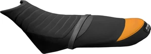 Funda de asiento Sea-Doo SPARK 2-UP (14-22) tela de carbono negra/naranja cubiertas suaves FMX - Imagen 1 de 3