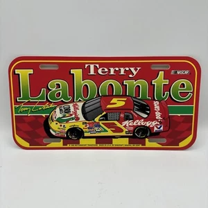 Placa de matrícula de plástico NASCAR Terry Labonte #5 Kellogg’s - Imagen 1 de 10