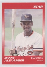 1989 Star Minor League Manny Alexander #114