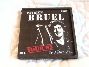 PATRICK BRUEL TOUR 95 ON S'ETAIT DIT CD LIVE IM KONZERT FRANZÖSISCHE HOLZBOX HÜLLE - Bild 1 von 6