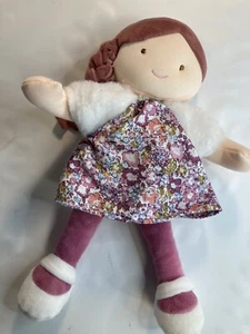JoliJou Julia Handmade Soft Doll 10" By Doudou et Compagnie’s Designed In Paris - Picture 1 of 4