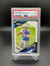 2009 Score #371 Matthew Stafford Rookie Card PSA 9 MINT