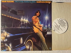 Gram Parsons / The Flying Burrito Bros. - Sleepless Nights US A&M PROMO LP 1976 - Picture 1 of 2