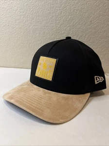 New Era San Diego Padres Suede Patch 9Forty M-Crown A-Frame Adjustable Hat Black - Picture 1 of 7