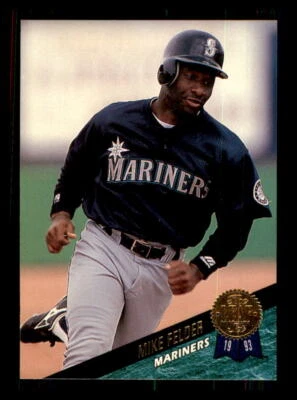 1993 BASEBALL 1993 Leaf Mike Felder Seattle Mariners #248 1 - Image 1 of 2