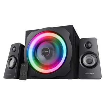 Trust Set altoparlanti pc GXT 629 Tytan 2.1 RGB Black 120W 22944 - Immagine 1 di 4