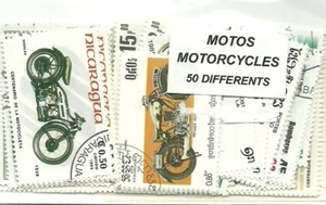 Lot  timbres thematique " Motos " - Picture 1 of 1