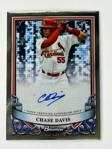 2024 BOWMAN STERLING CHASE DAVIS AUTO ST. LOUIS CARDINALS - Picture 1 of 2