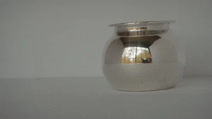 VICTORIAN LONDON STERLING SILVER HOT TODDY TUMBLER BEAKER CUP, CIRCA 1884 - Picture 1 of 4