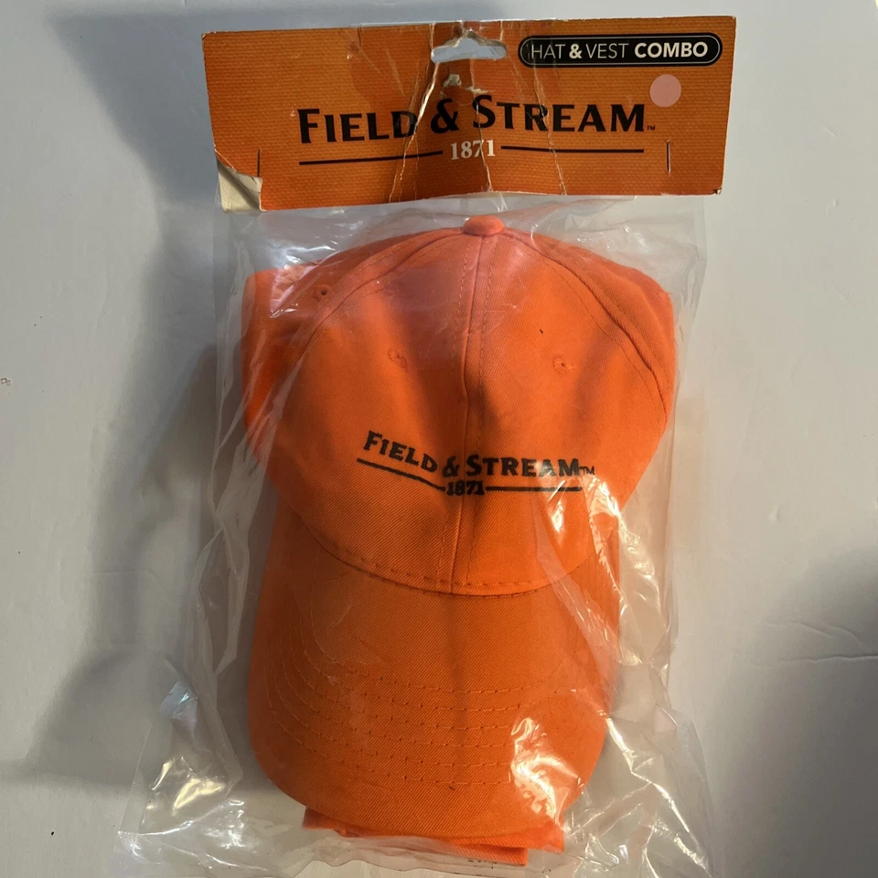 Field & Stream Blaze Hat & Vest Combo Adult One Size Blaze Safety Orange - Image 1 of 4