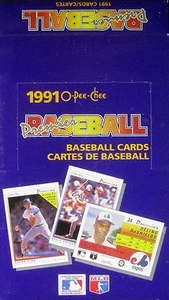 1991 O-Pee-Chee Premier Baseball - Empty Display Box - Nolan Ryan on Box - Picture 1 of 1
