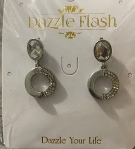 Dazzle Flash Big Drop Earrings, New Dazzle Your Life - Picture 1 of 3