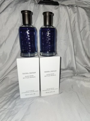 LOTE DE DOS NUEVOS HUGO BOSS INFINITE EDP SPRAY 100 ML/3,3 FL.OZ. (TESTER) Foto 1 de 4