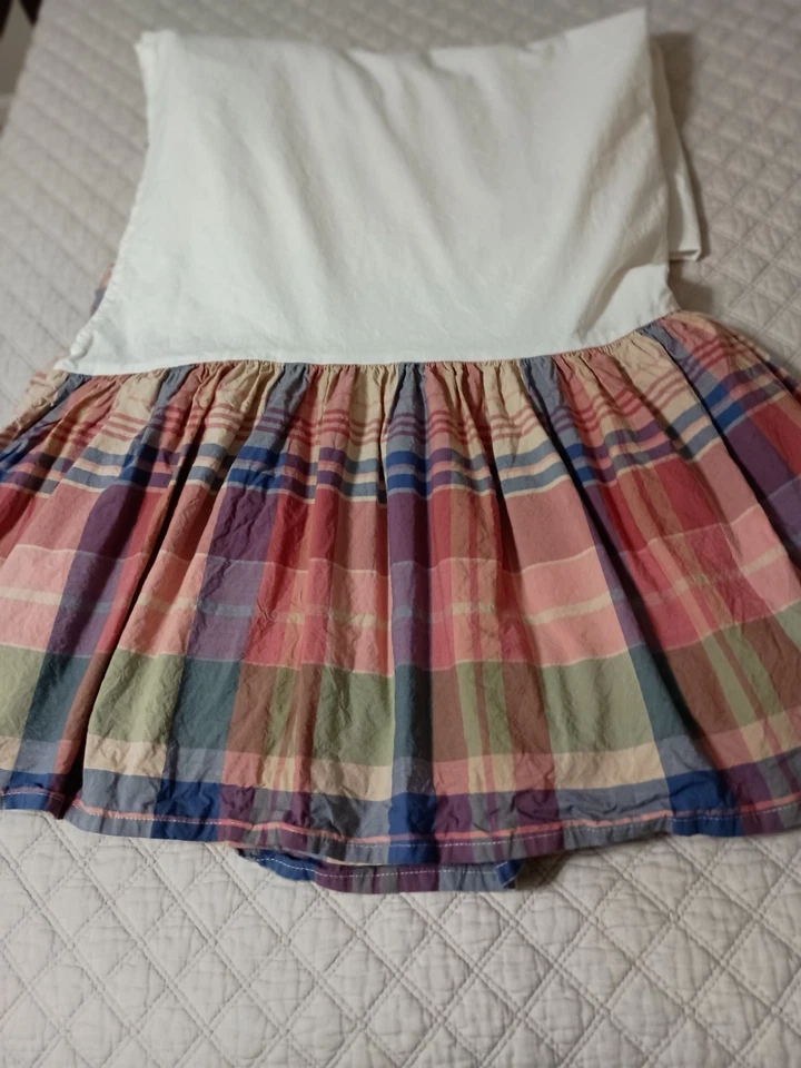 Falda Cama Eddie Bauer Algodón Pastel Cuadros Talla Queen Volantes Portugal Foto 1 de 4