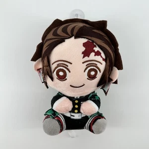 Demon Slayer Tanjiro Kamado Plush Doll Figure Anime With Suction Cup Hanging 8” - Picture 1 of 5