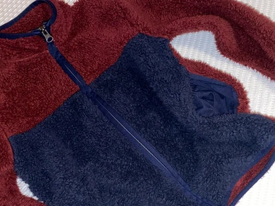 N3 WOW! Boys Size 5/6 The Children's Place Plush Sherpa Full Zip jacket Coat - Image 1 of 4