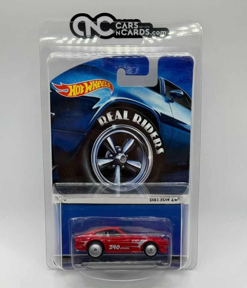 2015 Hot Wheels Real Riders Series 3/18 Datsun 240Z With Protector - Image 1 of 4