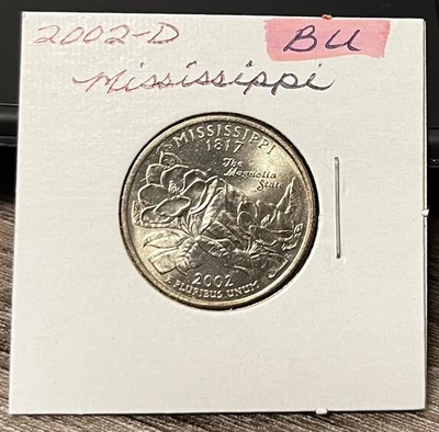 2002-D Mississippi State Quarter (Brilliant, Uncirculated) - Image 1 of 2