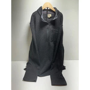 Woolrich XXL Men’s Classic Core Sweater 1/2 Zip Gray Pullover Polyester - Picture 1 of 9