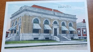 Vintage Anderson SC Post Office Postkarte 1950 versandt KOSTENLOSER VERSAND - Bild 1 von 2