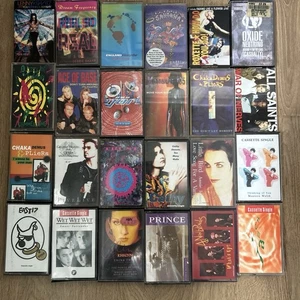24X cassette Tape singles Large job lot Bundle Inc prince james bjork east17 etc - Picture 1 of 7