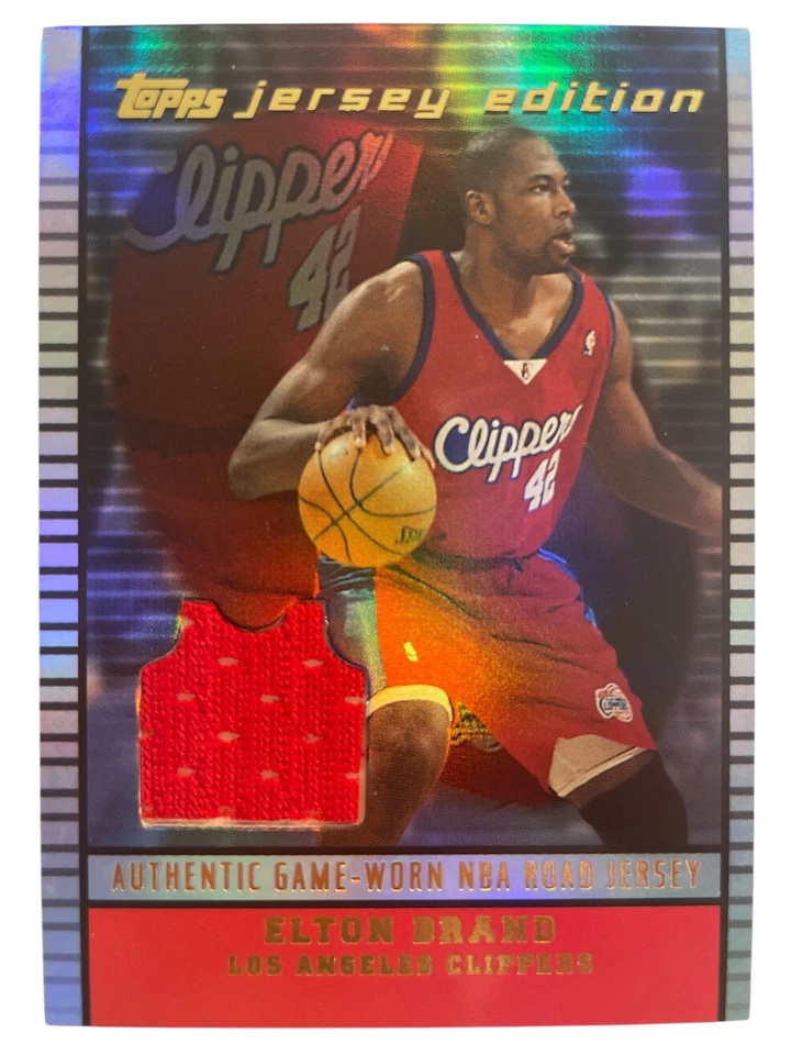 2003 Topps Jersey Edition Patch Elton Brand EB - Image 1 of 2