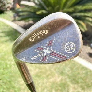 Callaway X Tour Gap Wedge 52°/11° Forged Raw Mizuno Graphite S-Flex Shaft LH - Picture 1 of 10