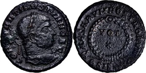 Roman Coin - Constantine I (307/310-337). Æ Follis (18mm, 3.34g, 1h). Siscia, - Picture 1 of 2