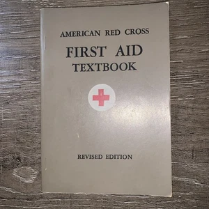 VINTAGE 1945 American Red Cross First Aid Textbook Revised Edition - Picture 1 of 8