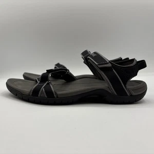 Teva Women Verra Black/Gray Size 6 S/N 10006263 Spider Rubber Hiking Sandals - Picture 1 of 16