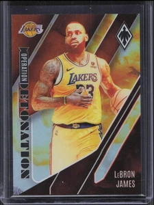 2023-24 Panini Phoenix LeBron James #8 Operation Detonation Orange Prizm /49 - Bild 1 von 2