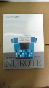 Vintage Burroughs Super Nu-Kote Schreibmaschine Kohlepapier 8 1/2 x 11 1/2 100er Pack - Bild 1 von 2
