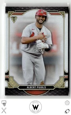2022 Topps Triple Threads #71 Albert Pujols - Image 1 of 2