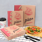 200 x boîtes à pizza Kraft emballage fête restaurant pizzeria fraîche boulangerie boîte à nourriture