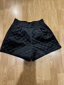 Women's Slim Fit Velvet Gary Pad Shorts Thick Quilted Hot Pants Warm Shorts - Picture 1 of 7