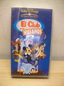 EL CLUB DE LOS VILLANOS - CLASICOS WALT DISNEY NUEVA Y PRECINTADA VIDEO VHS - Imagen 1 de 2