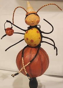 Lori Mitchell Alexa Arachnid Spider Costume Halloween Figurine Jack-O-Lantern  - Picture 1 of 15