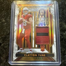 2023 Panini Gold Standard Clayton Tune RC PATCH 02/49