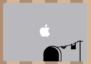 Mouse Hole - Decal for Wall or Computer Cute Mouse Hole Illusion Sweet Decals - Picture 1 of 3