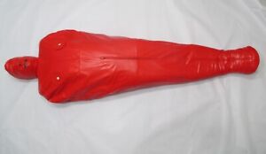 Genuine leather BDSM Sleep Sack Heavy Duty Bind Sack Red bondage bag For Cosplay