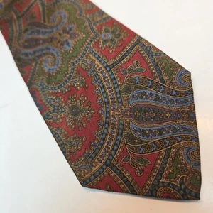 Polo Ralph Lauren Necktie Paisley Classic English Colors Nordstrom Collab VTG - Picture 1 of 8