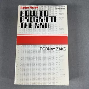 How to Program the 280 Radio Shack By Rodnay Zaks 1980 Vintage Paperback Book - Picture 1 of 8