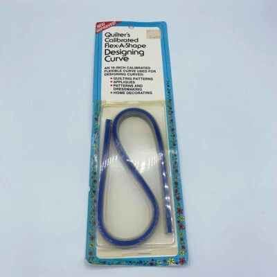 Quilters Calibrated Flex-A-Shape Designing Curve Vintage NOS - Image 1 of 4