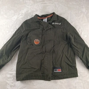 Disney Parks Star Wars Galaxy’s Edge Resistance Rebel Logo Jacket Green XS - Picture 1 of 10