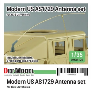 DEF.MODEL, DM35129 , Modern US AS1729 Antenna set for 1/35 US vehicles , 1:35 - Picture 1 of 10