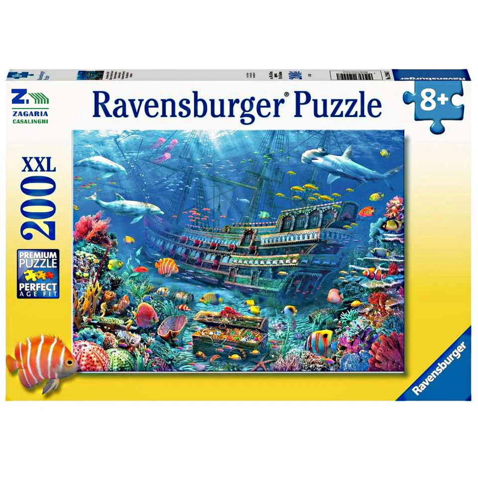 RAVENSBURGER PUZZLE SCOPERTA SUBACQUEA NAVE 200 Pz PER BAMBINI + 8 ANNI  - Immagine 1 di 2