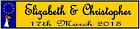 PersonalisedWedding Gift, Brides Number Plate, Personalsed Number Plates,  